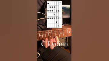 C Lydian | Three Notes Per String #shorts
