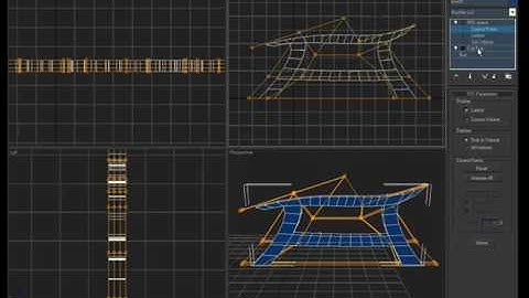 Modeling of arm-chair 3d max   part 1