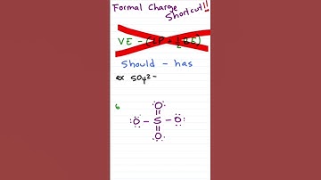 Formal Charge Shortcut 🤯
