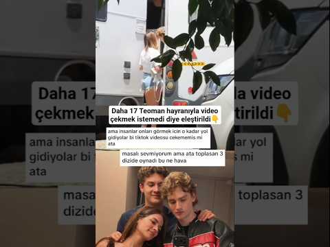 Daha 17 Teoman'ı Ata Yaşat video çekmeyi reddedince eleştirildi