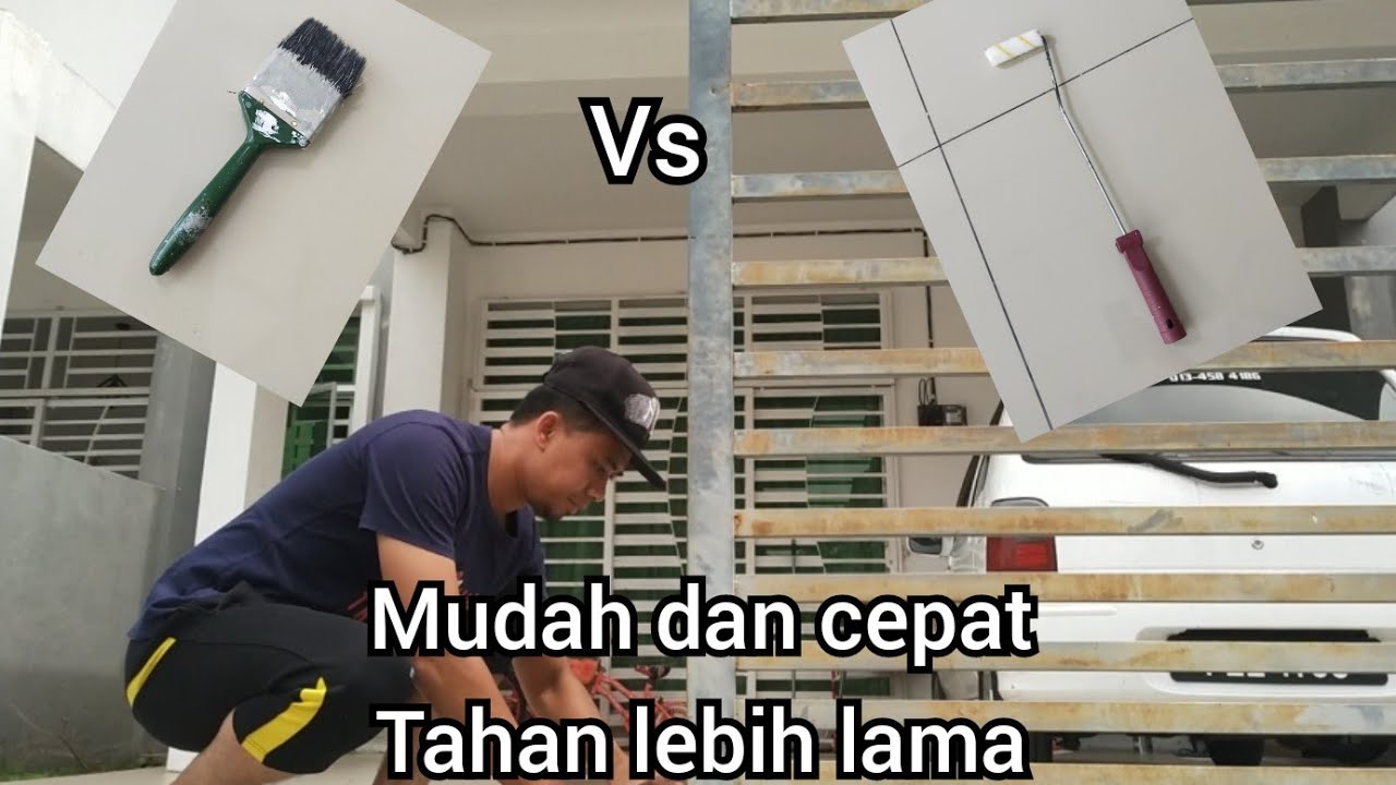 Tutorial Cara Mudah Cat Pagar Besi Elak Pagar Dari Cepat Berkarat Youtube