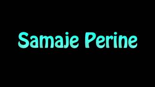Learn How To Pronounce Samaje Perine Details