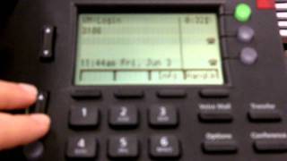 How to Log into a ShoreTel Phone