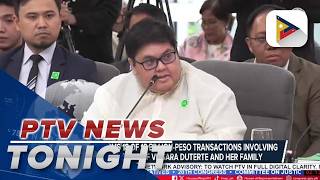 AMLC confirms 18 of 18 billion-peso transactions involving bank accounts of VP Sara Duterte and...