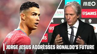 New Portugal coach Jorge Jesus addresses Cristiano Ronaldo’s Portugal future | ESPN FC