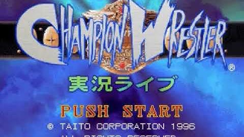 Champion Wrestler Japan - Playstation (PS1/PSX)