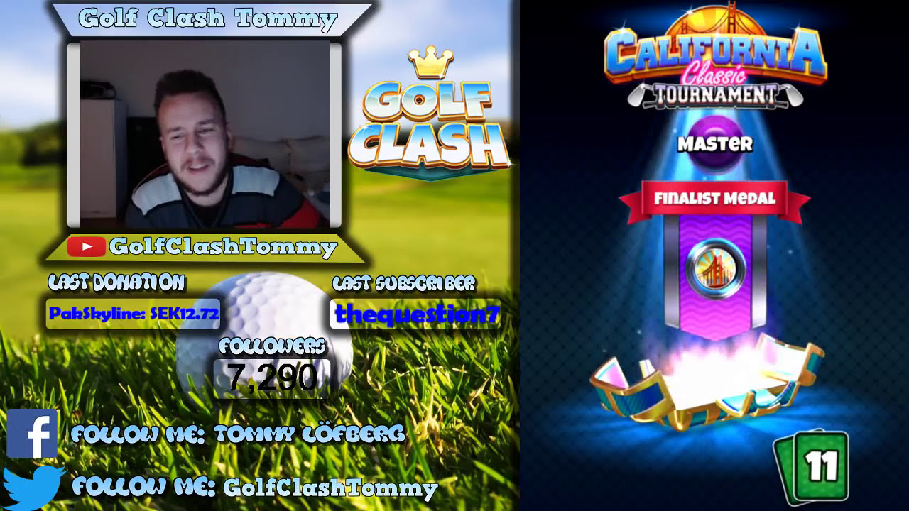 Golf Clash, 4th place PRIZECHEST in the California Classic - Masters tournament definition