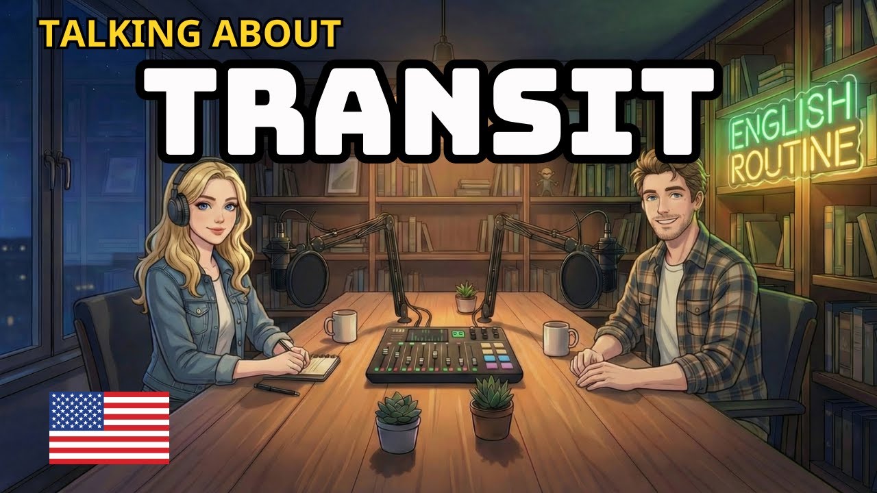 Talking About Transit in English | Easy English Conversation Practice for Beginners
