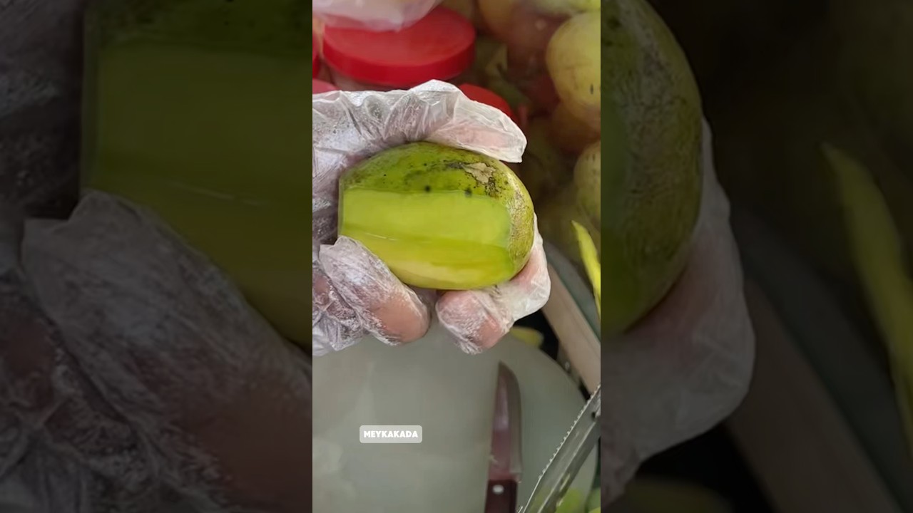 Incredible how to cutting Ambarella fruit 