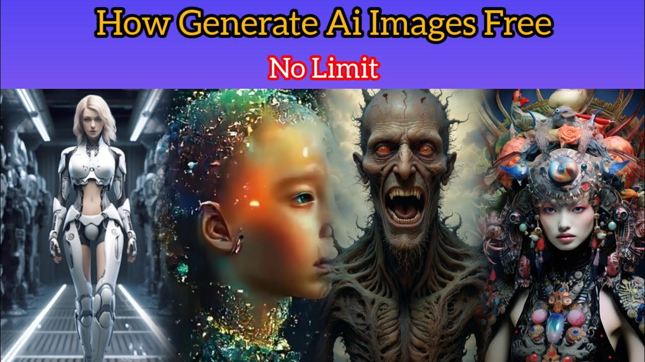How Generate AI Images Free / No limite / 100% free best website.