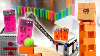 Numberblocks Chain Reaction : Octoblock and 27 to the Rescue || Keith's Toy Box