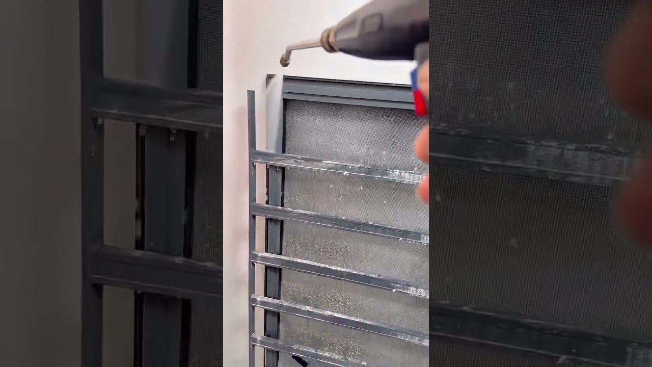 Satisfying Window Screen Pressure Washing Hack