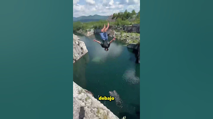 Why do people throw stones into the water before jumping in? 🤔