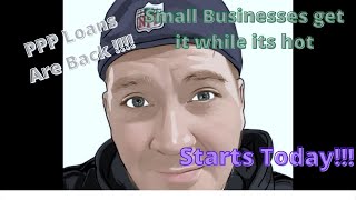 How do I Apply for PPP Round 2 for small businesses- First-timers &  Minority's are 1st priority