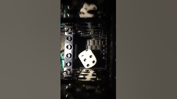 Dice Rolling Mechanism Close Up Timelapse
