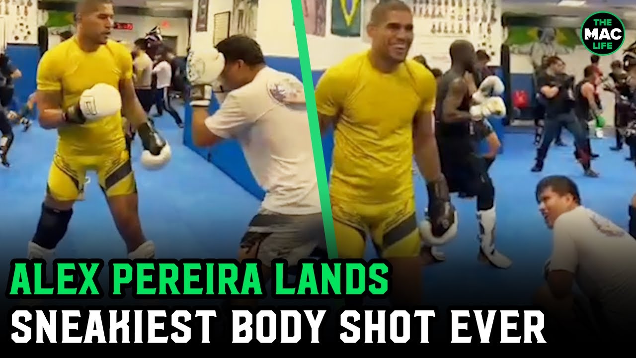 Alex Pereira drops sparring partner with sneakiest body shot ever YouTube