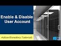 How To Enable and Disable An User Account In Active Directory 2016