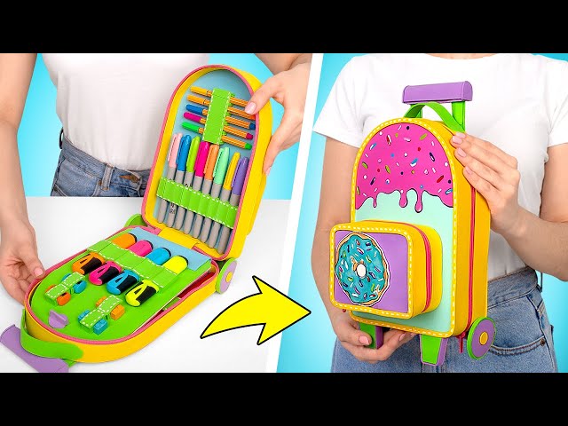 How To Make Bright And Light Backpack From Craft Foam class=