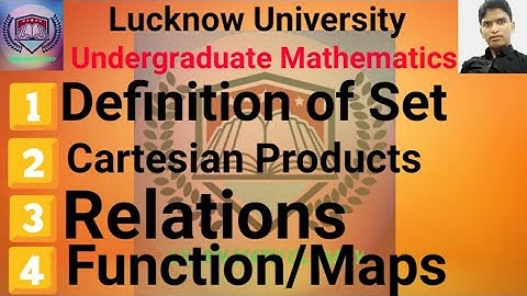Lucknow University Abstract Algebra (Basics)01