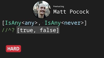IsAny with Matt Pocock - TypeScript Type Challenges #223 [HARD]