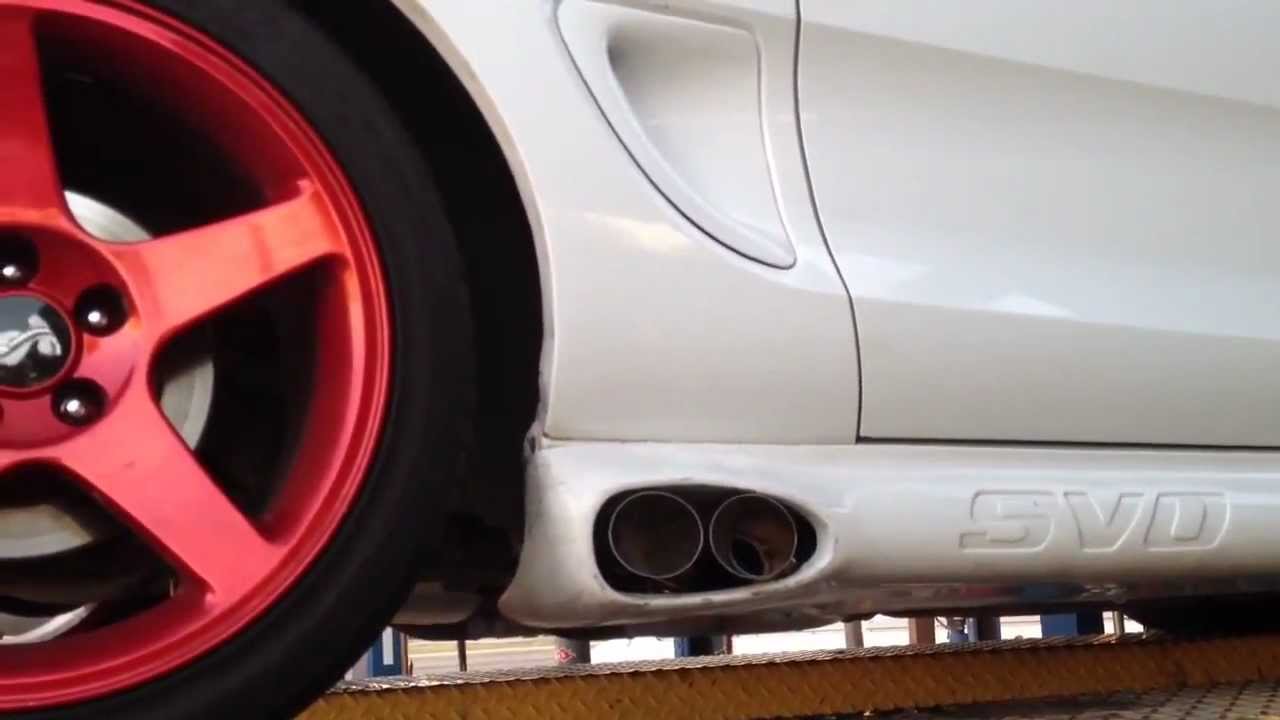 1995 FORD MUSTANG 5.0 SVO SIDE PIPES - YouTube