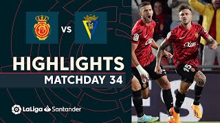 Highlights RCD Mallorca vs Cádiz CF (1-0)