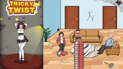 Tricky Twist Level 33 |Help The Family babysit| Walkthrough Solution