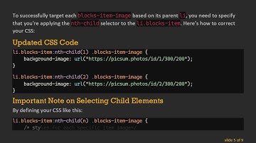 How to Change background-image of Every Child Div in CSS