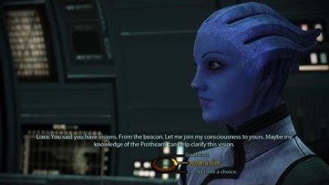Mass Effect LE Liara upset Shepard found Prothean secrets without her (Recruiting Liara late game)