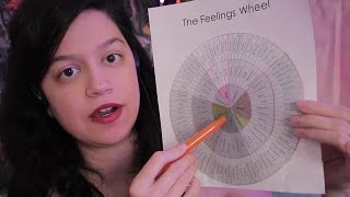 asmr • feelings chart (finding out what are you feeling?)