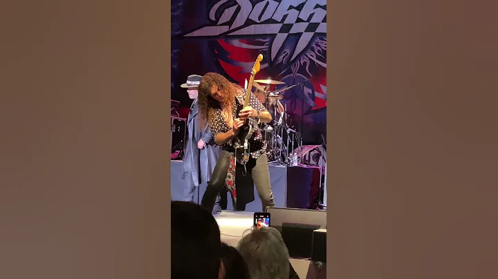 Dokken Jon Levin Alone Again guitar solo Bergen PA...