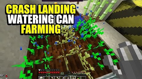 Ep4 Watering Can Farming - Minecraft Crash Landing Modpack