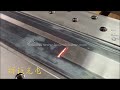 Mold steel is laser quenched, and the hardness is doubled directly after the process#lasercladding