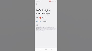 How to change default digital assistant app on infinix
