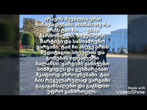 Tai-chi იანგ სტილი