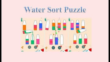 water sort advance1 | level 6 | brain game puzzle | gameplay solution