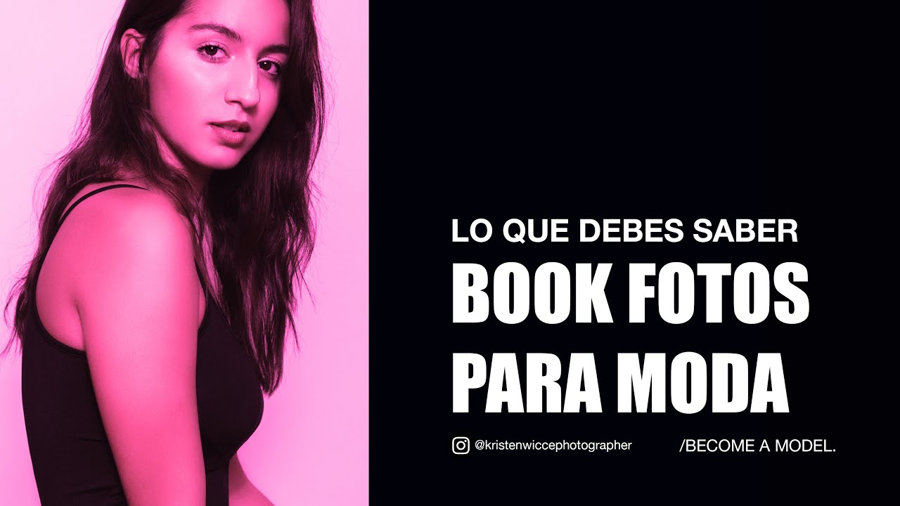 Book de fotos para modelos YouTube