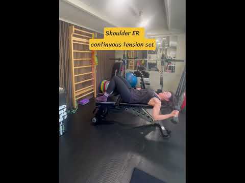 Shoulder External rotation continuous tension set - anterior shoulder bias