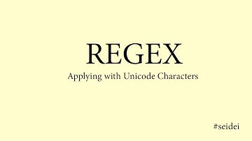 [Review] C# | Regular Expression - Applying with UniCode Characters