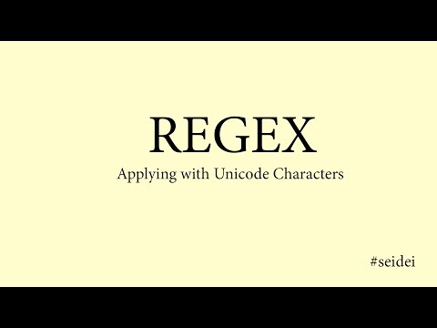 [Review] C# | Regular Expression - Applying with UniCode Characters