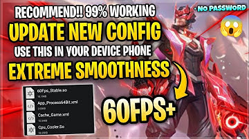 New! Config ML Anti Lag 60Fps Smooth Extreme + Ping Booster Patch Lxia - Mobile Legends