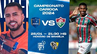 Thumbnail for AUDAX RIO X FLUMINENSE | CAMPEONATO CARIOCA | AO VIVO E COM IMAGENS