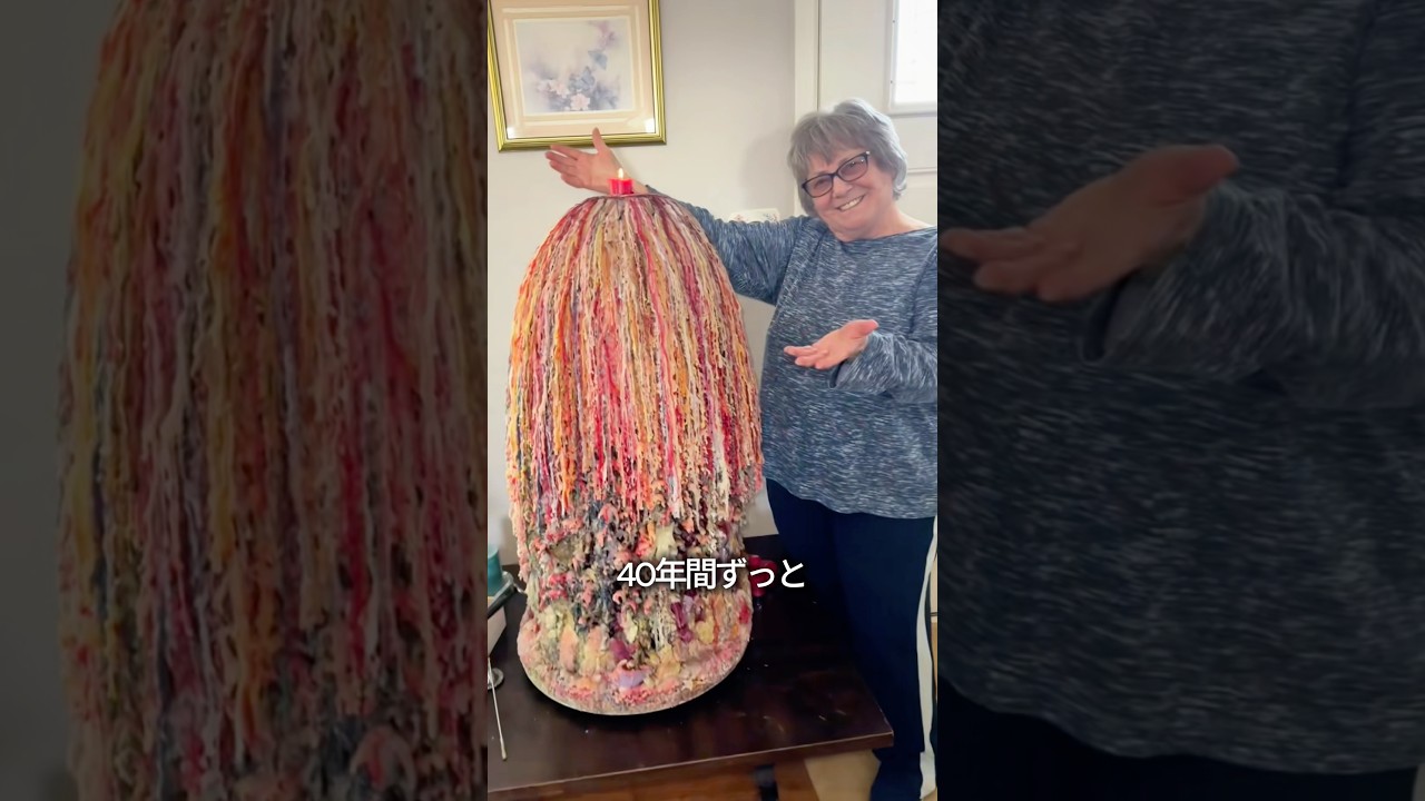 ４０年間の家族を刻んだロウソク