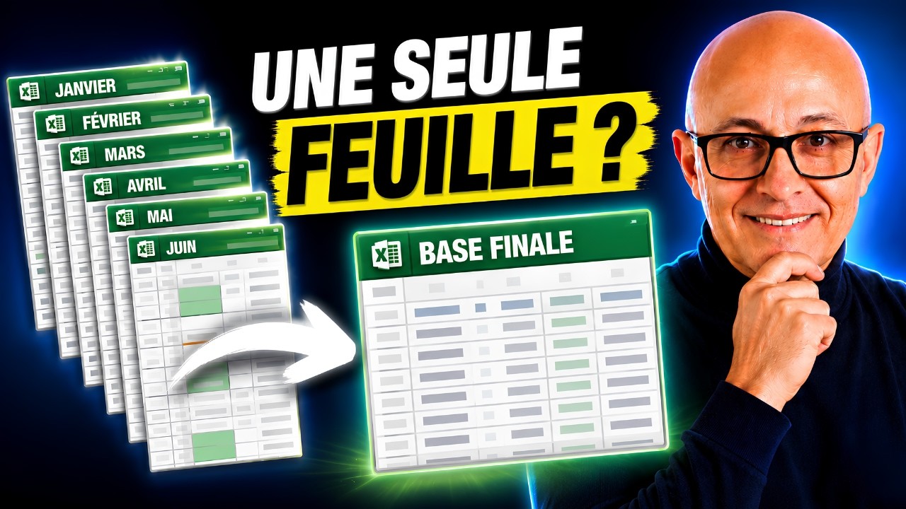 Excel : Consolidez plusieurs feuilles en une seule 🚀 - YouTube