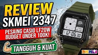 SKMEI 2347 HOMAGE CASIO LF20W FITUR 4 TIME PLUS WORLD TIME 5 TIME ALARM