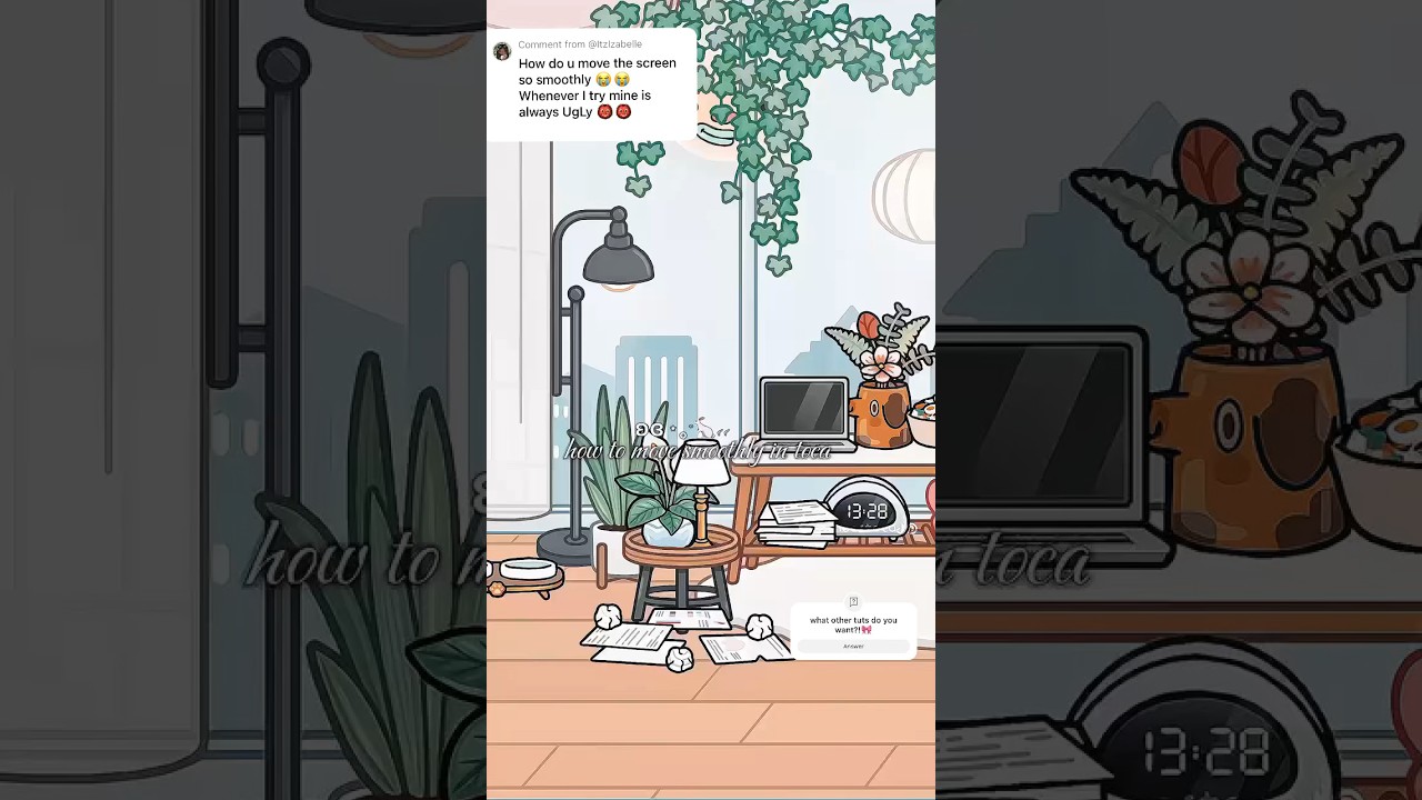 ✩ how to move screen smoothly in a house tour !🪞🏙️｡˚ib: me !⤹