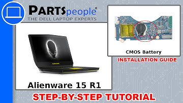 Dell Alienware 15 R1 (P42F001) CMOS Battery How-To Video Tutorial