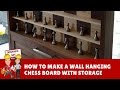 Vertical Wall Hanging Chess Board with Storage Vertical Wall Hanging Chess Board with Storage