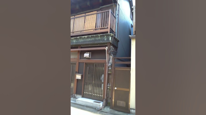Old Japanese style house in Asakusabashi of Tokyo