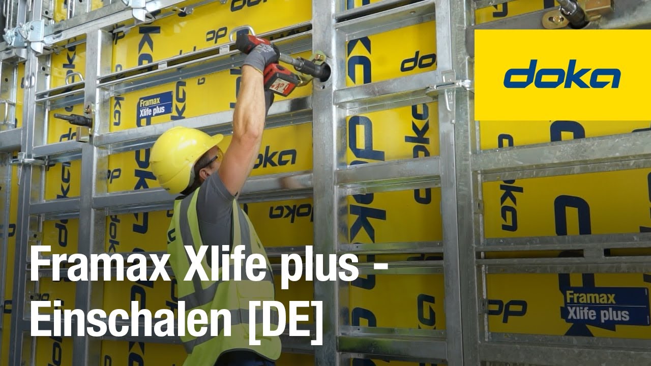 Rahmenschalung Framax Xlife plus   Einschalen DE